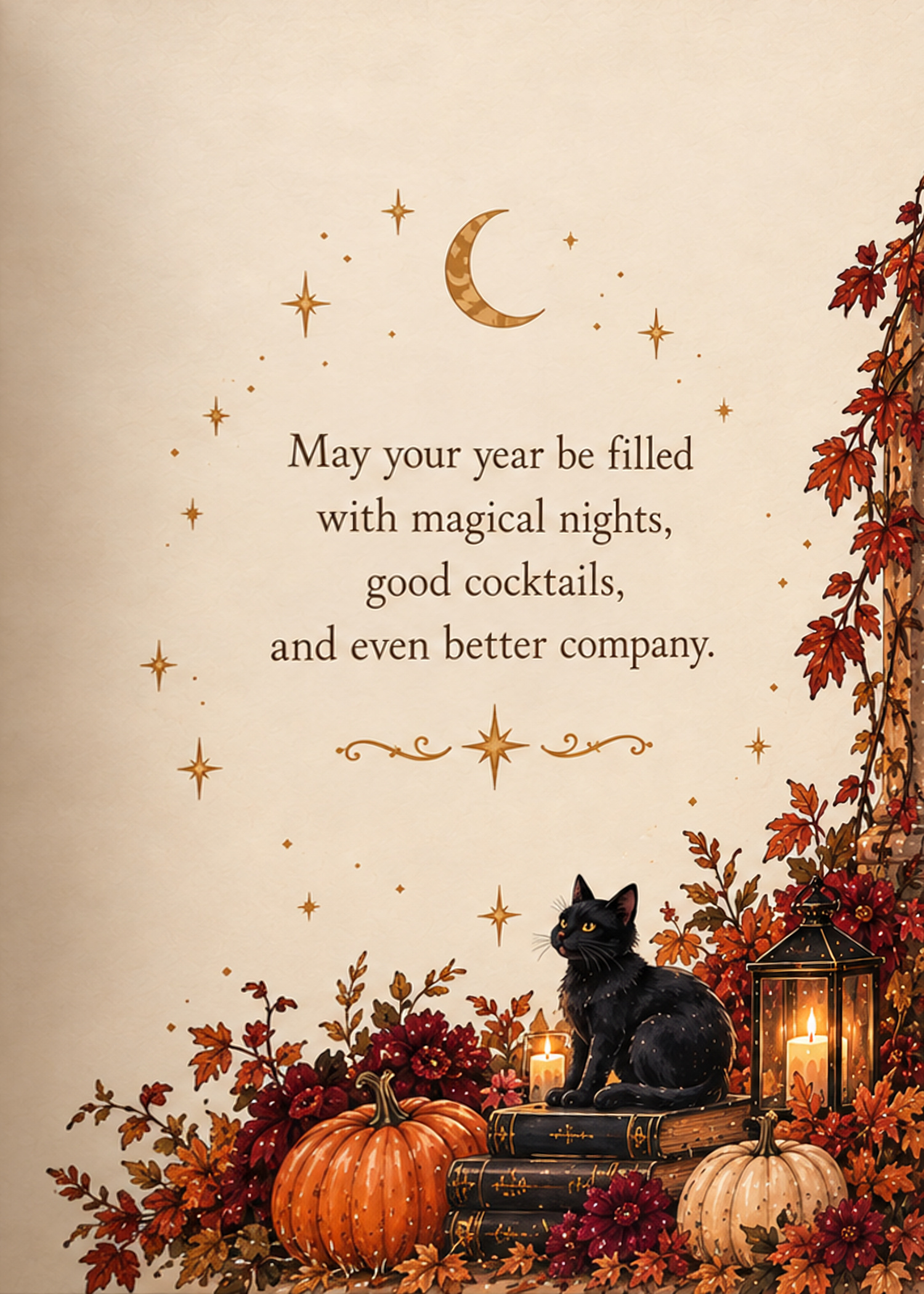 Inside of Witching You a Happy Birthday