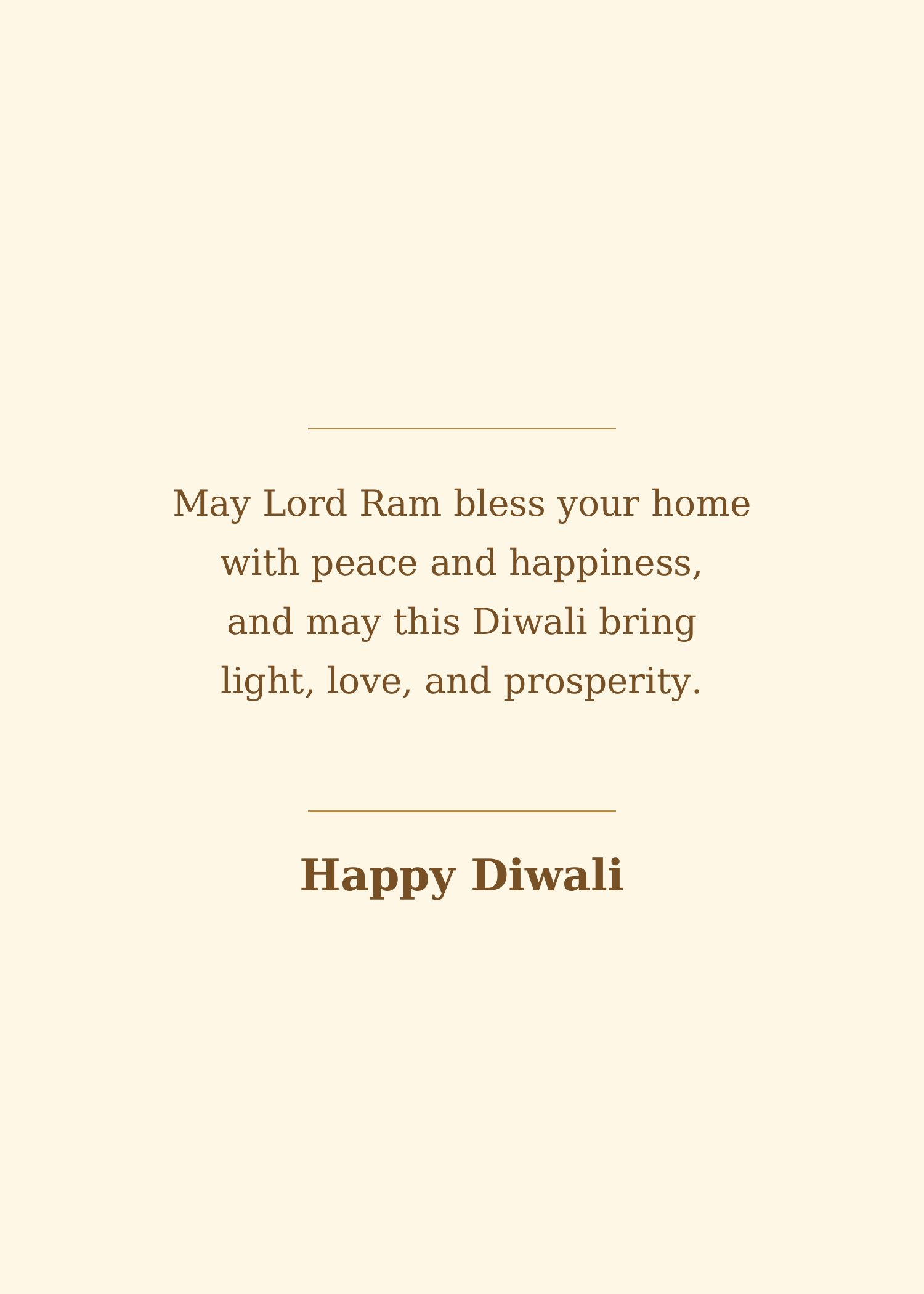 Inside of Blessings of Lord Ram